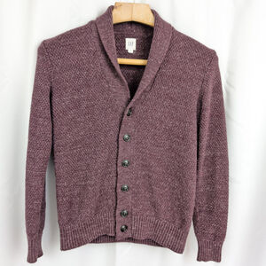 Men's Gap Heavy Shawl Collar Cardigan Sweater Small